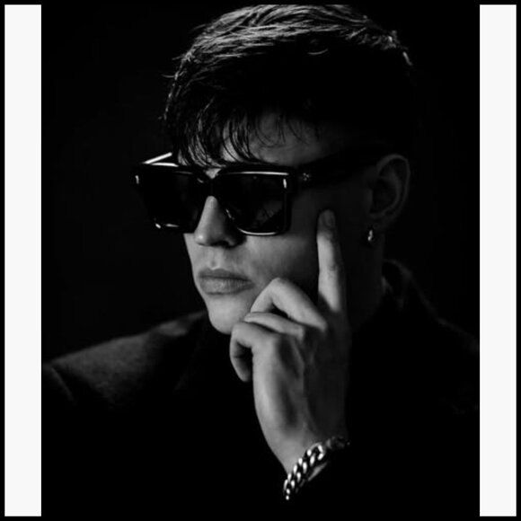 Square Frame Sunglasses with Acetate Frame UV400 Protection main image 5